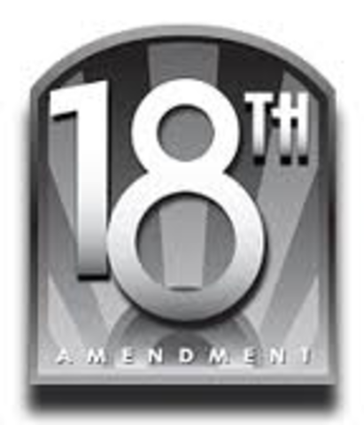 prohibition/18th amendment