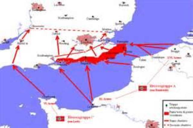 German forces reach the English Channel