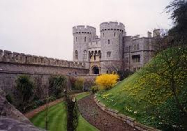Nos visitamos antiguos castillos alrededor England.
