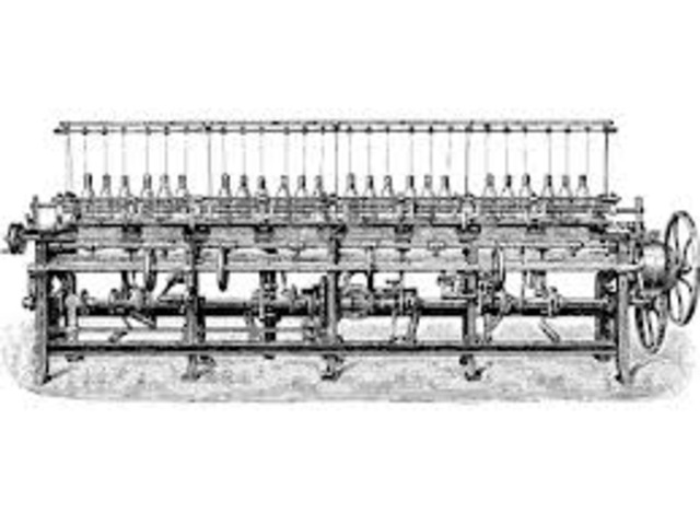 The first textile mills were built in England.