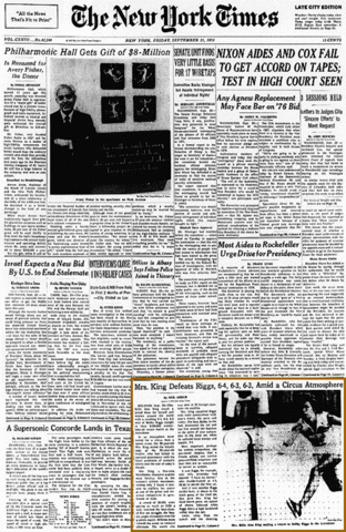 BillyieJean vs Bobby Riggs