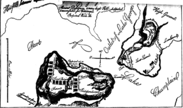 British capture triconderoga