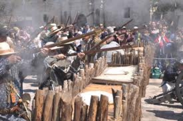 Texans outnumbered while fighting at San Jacinto