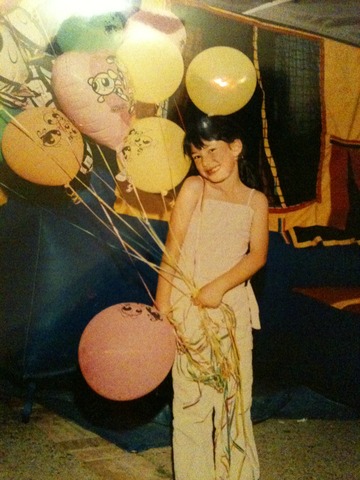 J'ai fete mon 7 ans.