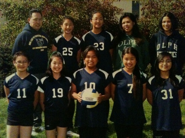 J'avais ma premier match au volley.