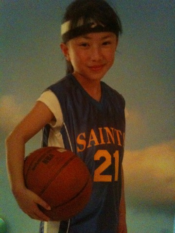 J'avais ma premier match au basket.