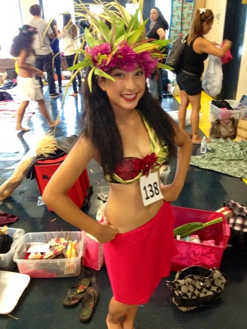 Je l'ai fait a la finale en competition.