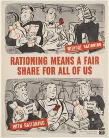 WAR bonds and RATIONING