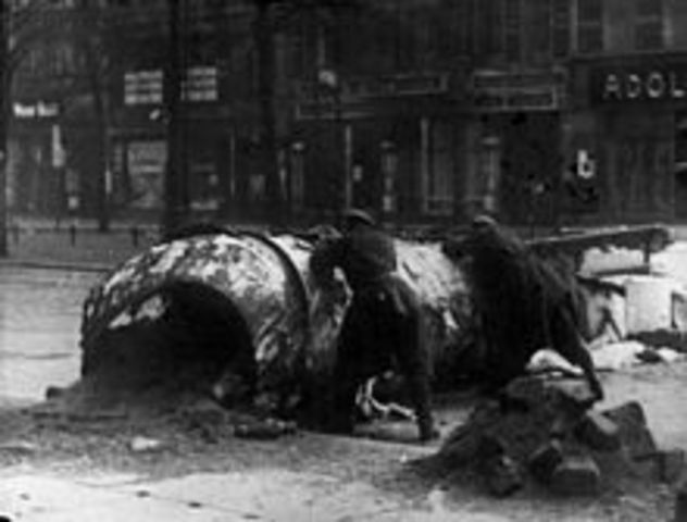 Fin de l'insurrection spartakiste à Berlin