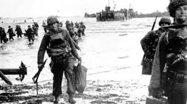 D-Day invasion of France at Normandy by Allies