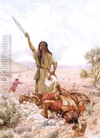 David kills Goliath