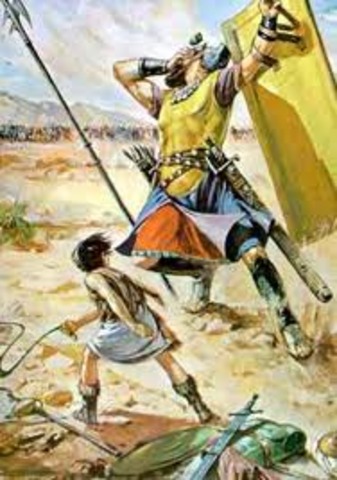 David defeted Goliath