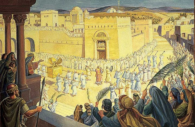 David brings the Ark to Jerusalem
