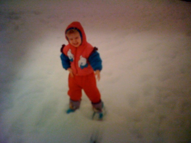 Ma première neige!!