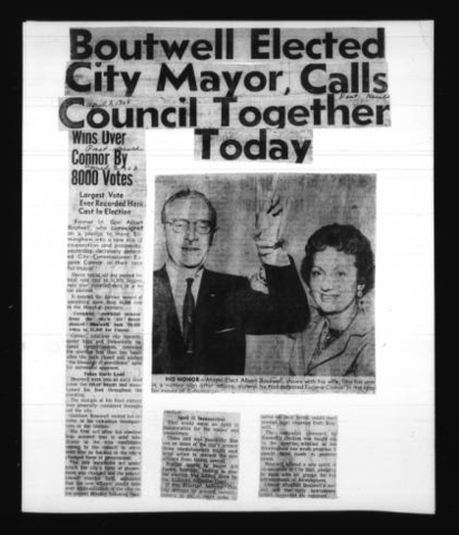Boutwell Elected City Mayor