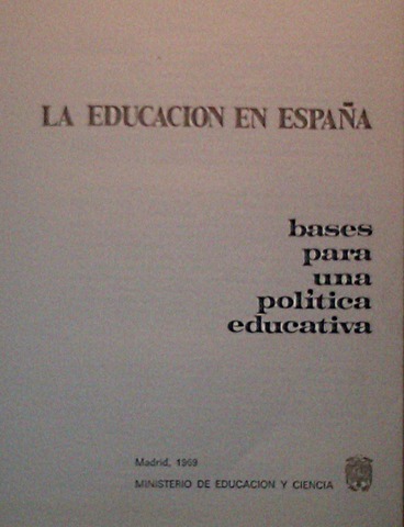 Libro Blanco de Educación