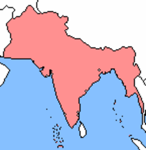 British Raj established