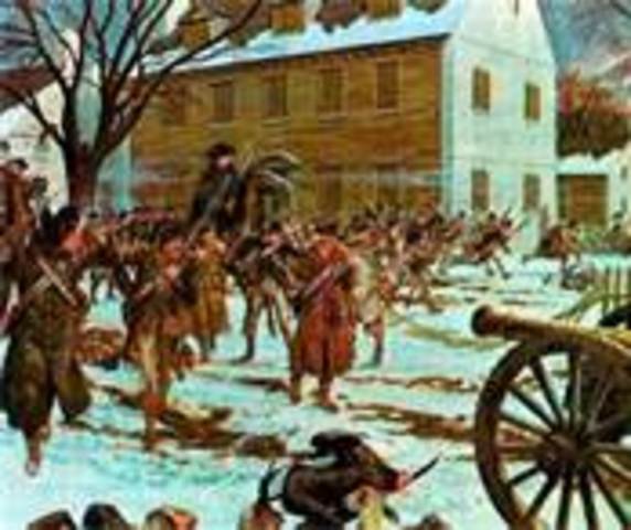 American victory at the Battle of Trenton