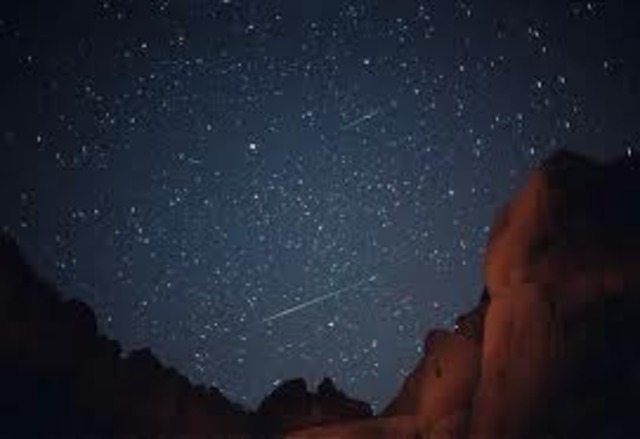 first recorded meteor shower