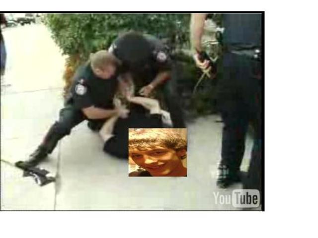 I had gotten arrested for running around after curfew.