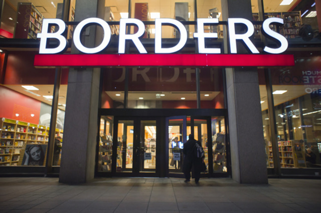 Major USA Bookstore Borders Company Bankrupt