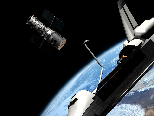 Second servicing mission to hubble