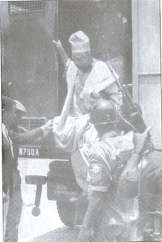 Abiola was arrested after proclaiming himself president.