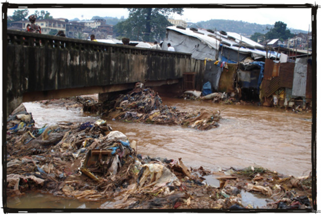 Floods sweep across Africa.