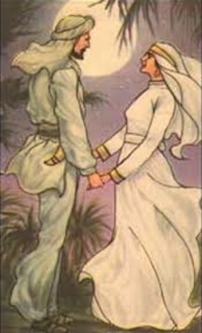 穆罕默德跟哈帝嘉結婚