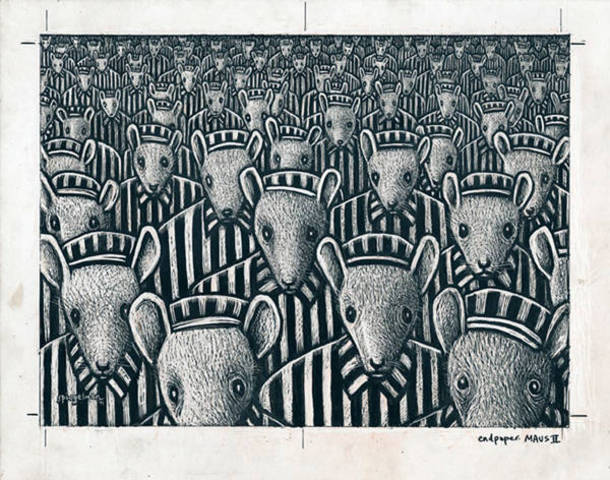 Vladek and Anja are sent to Aushwitz after trying to sneak out to Czechoslavakia