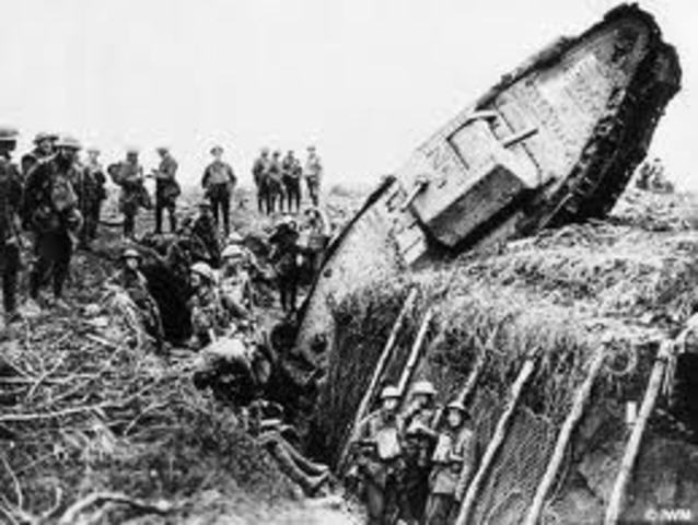 British Employ the First Tanks Ever Used in Battle