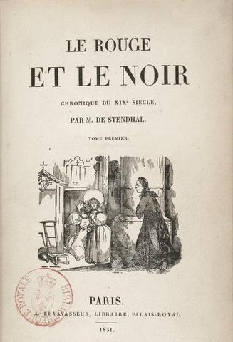 Le rouge et le noir: Chronique du XIXe siècle, de Stendhal
