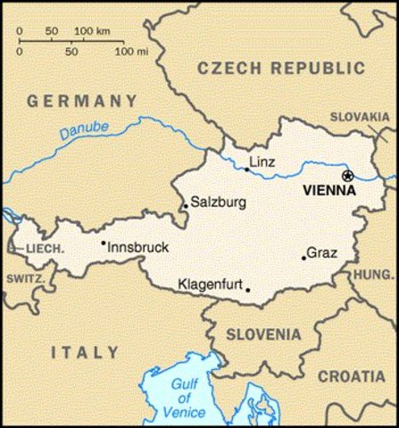 The Treaty Of St. Germain was signed.