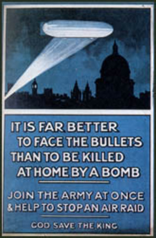 The first Zeppelin raid on Britain took place