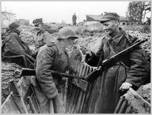 The Germans captured Warsaw from the Russians