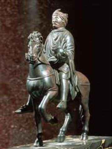 Pipino II di Héristal diventa maestro di palazzo di Austrasia.