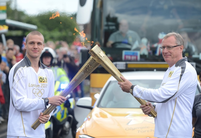 Olympic flame is carried through Herts and Essex