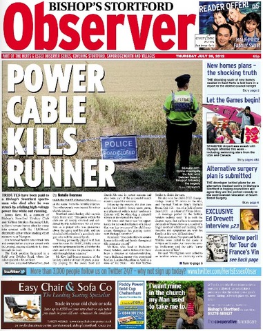 Jogger dies after colliding with fallen electricity cable