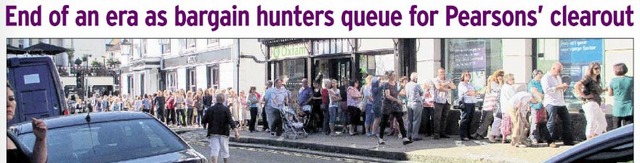 Pearsons shuts its doors