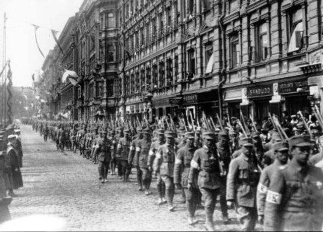 The Red & White Armies Conflict