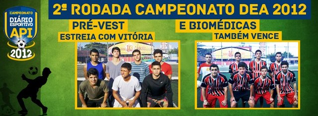 2º rodada do campeonato
