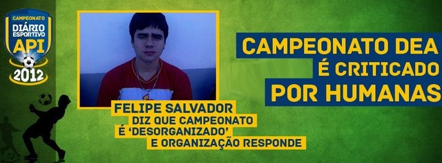 Campeonato é criticado por Humanas