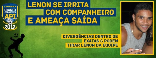 Lenon se irrita com companheiro e ameaça saída