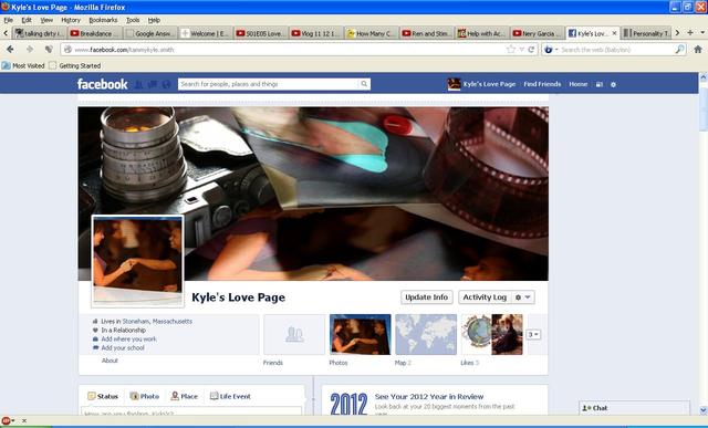 I CREATED A LOVE FACEBOOK PAGE