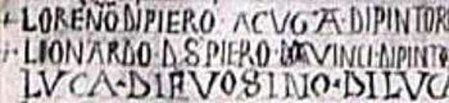 Joins Art Company of St. Luke in Florence