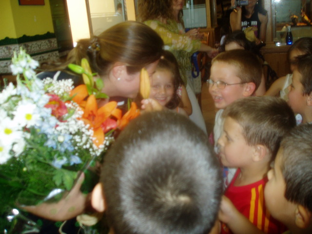 Fin de educación infantil.Nos despedimos de la profesora