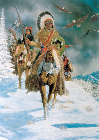 The Kiowas and Comanches leave Fort Sill to step into Texas.