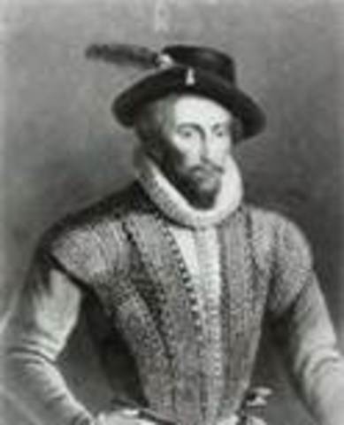 Sir Walter Raleigh tries to establish Roanoke