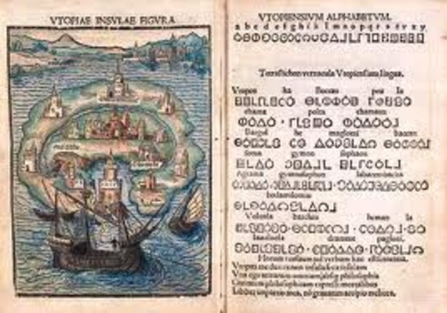 Thomas More writes Utopia