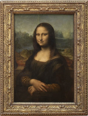 Leonardo Da Vinci paints the Mona Lisa